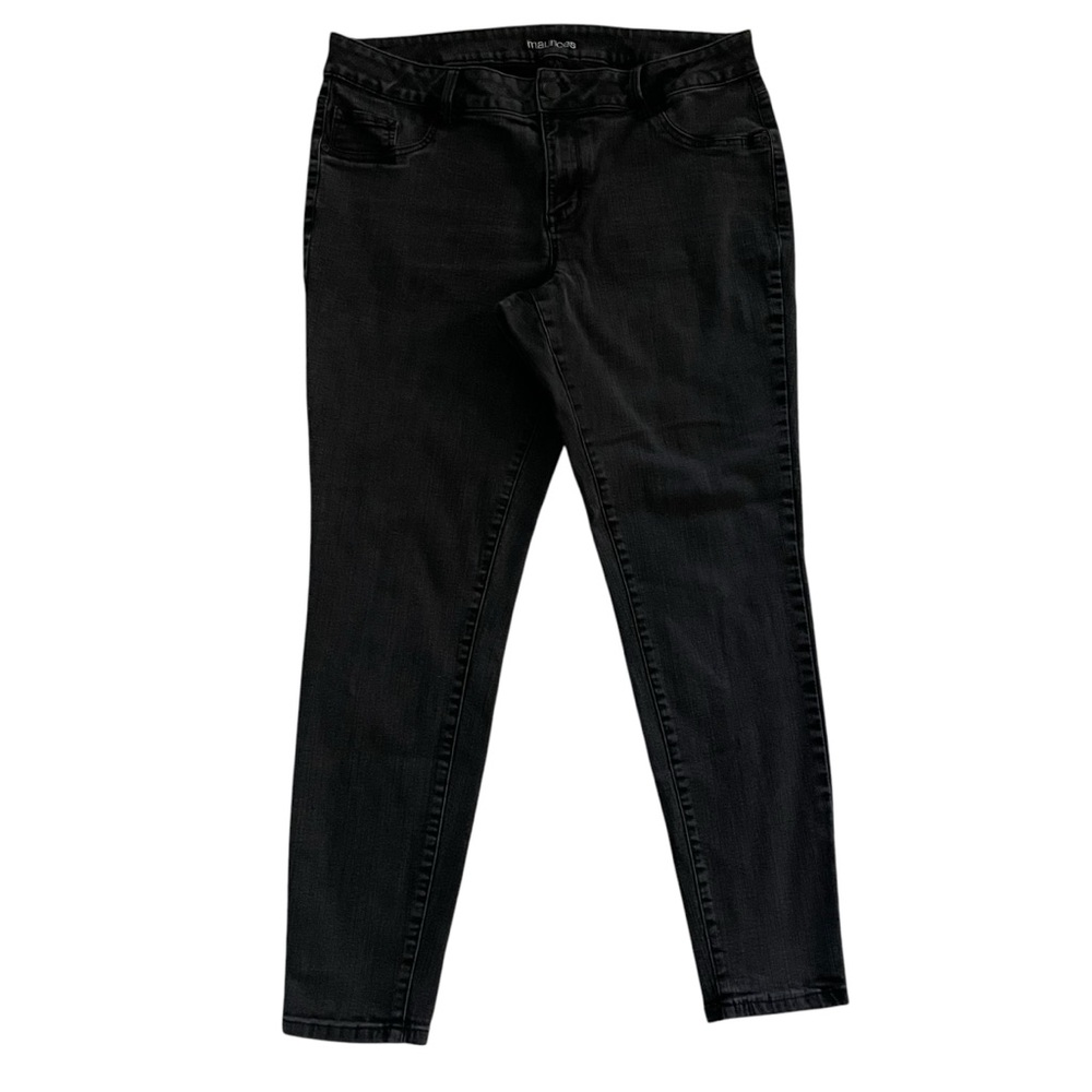 Maurices Black Skinny Jeans Plus Size 20 W Long